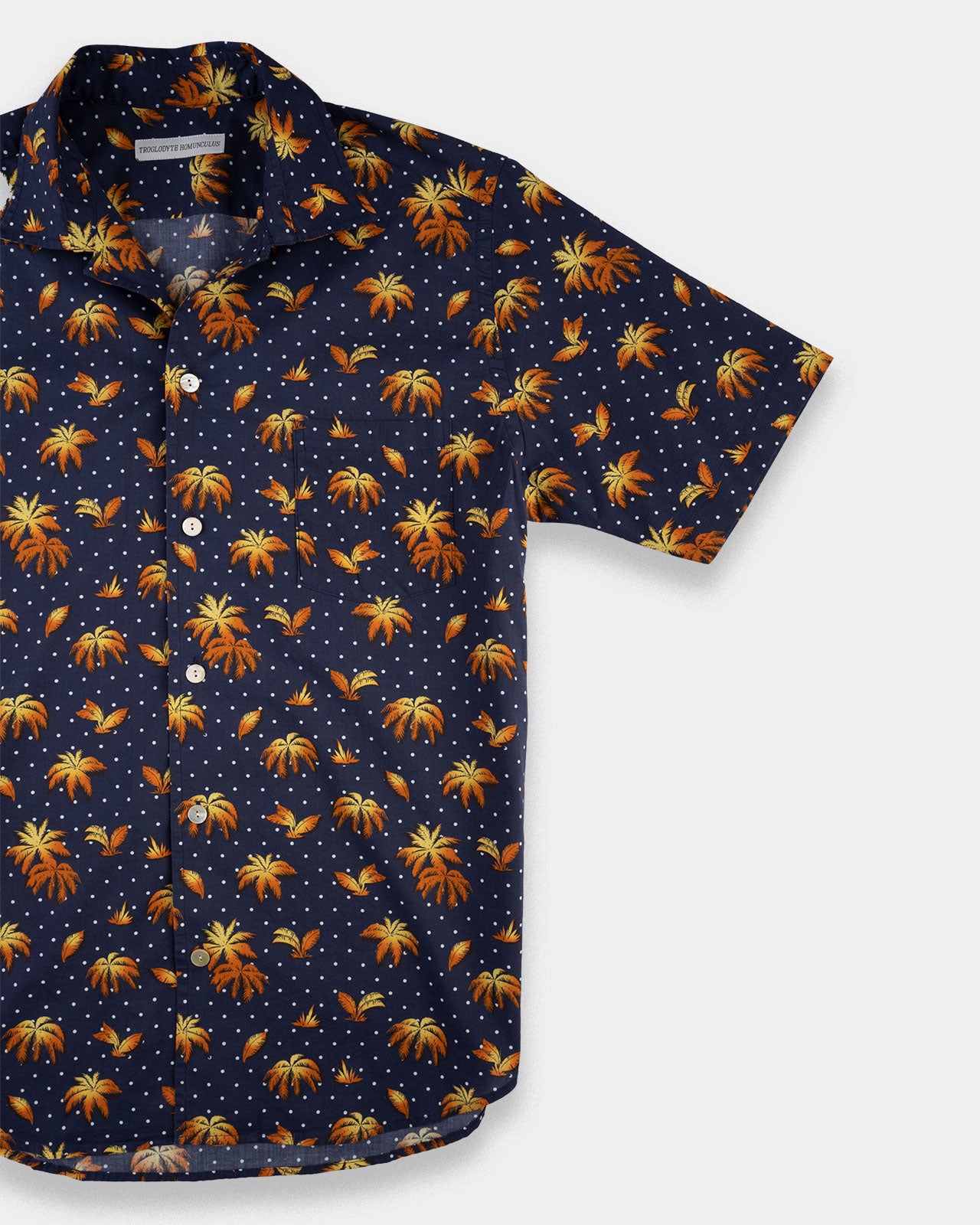 Orange Blossoms Short Sleeve Shirt (Sale Size S Only)