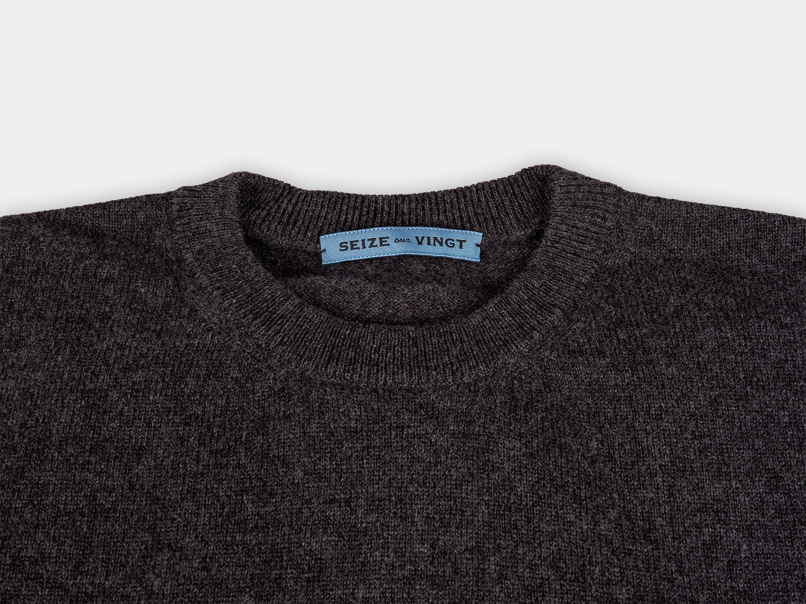 Carbon Crewneck Ultrafine Sweater