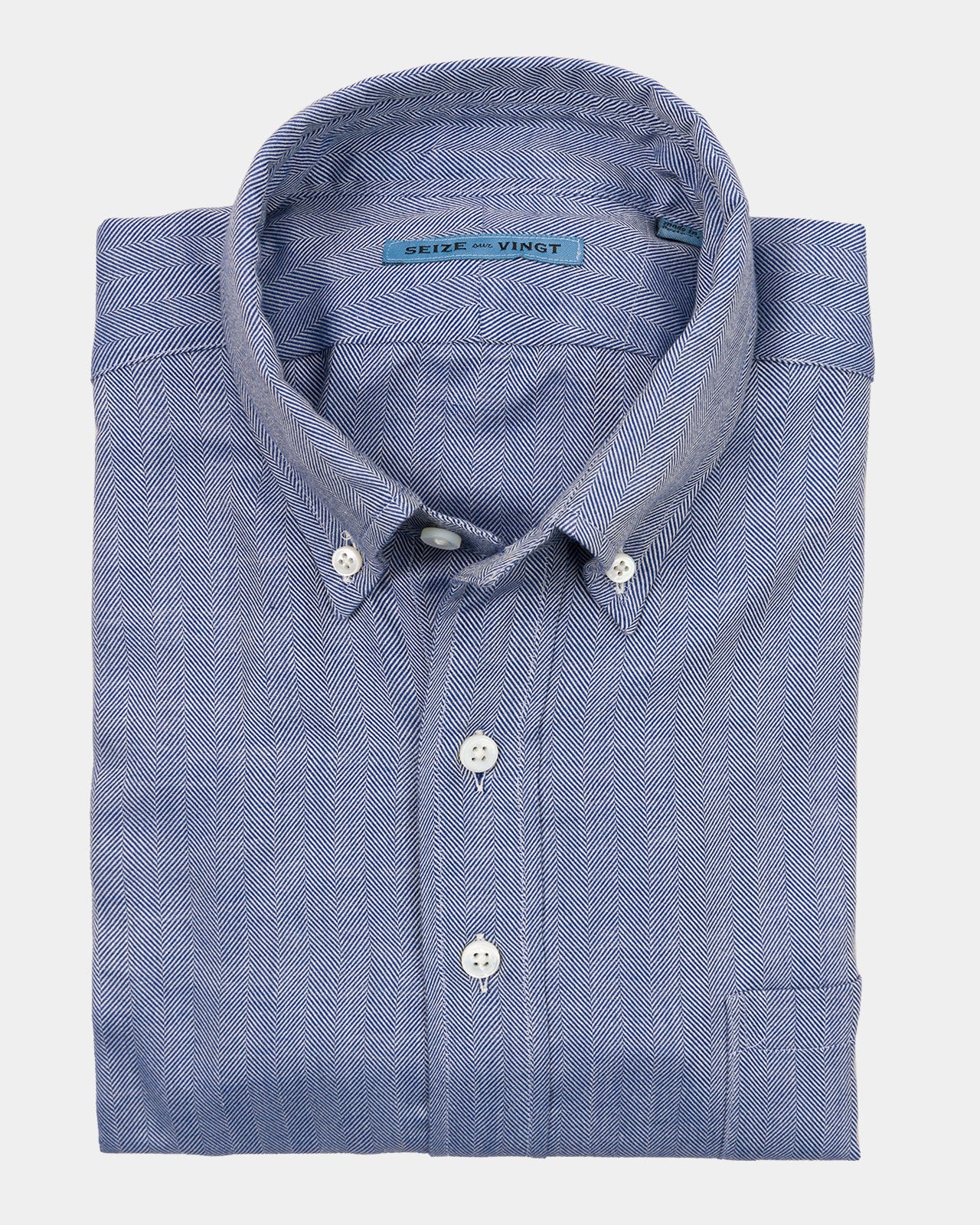 Blue Grouse Cashmere/Cotton Shirt