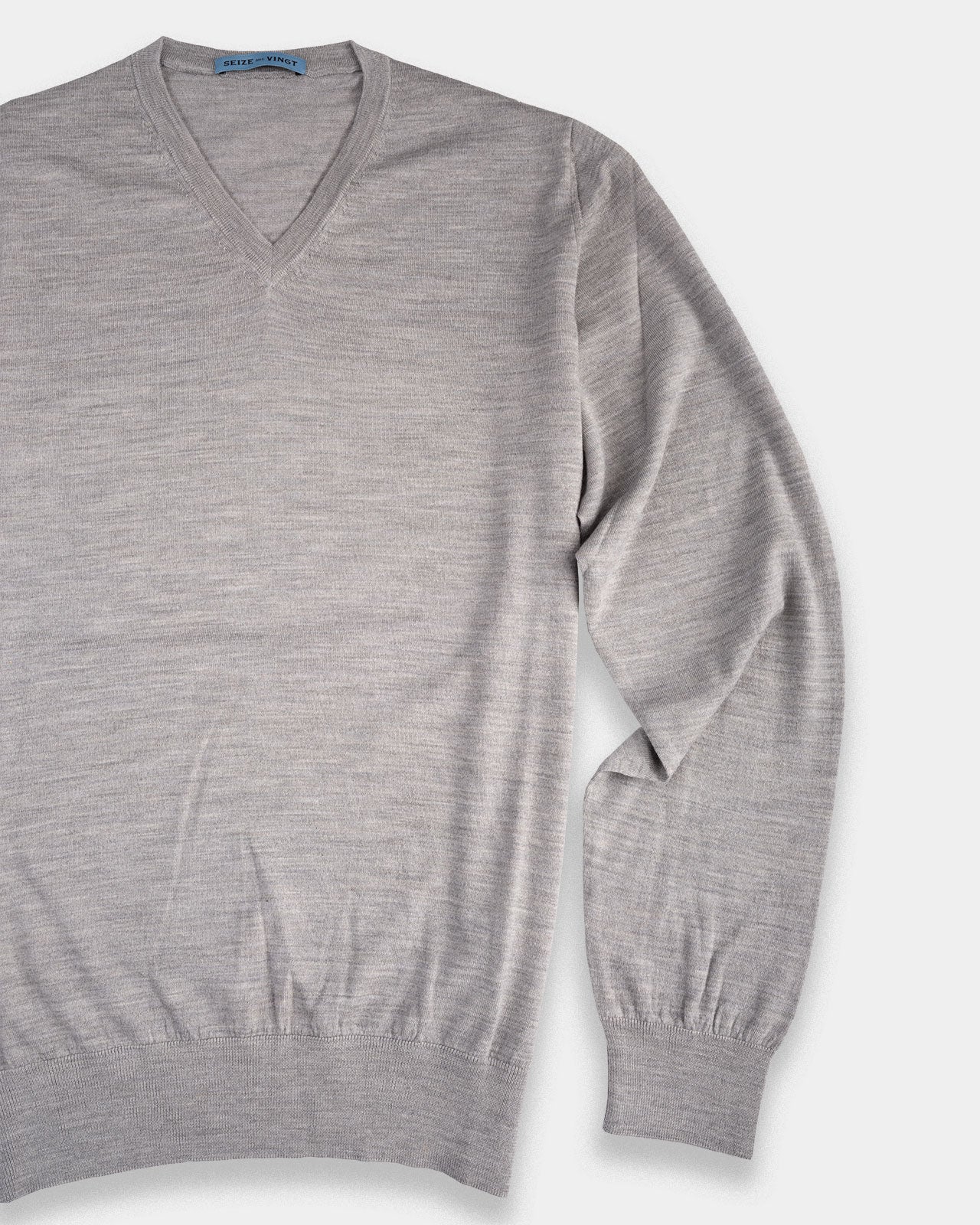 Raleigh superfine merino v-neck sweater