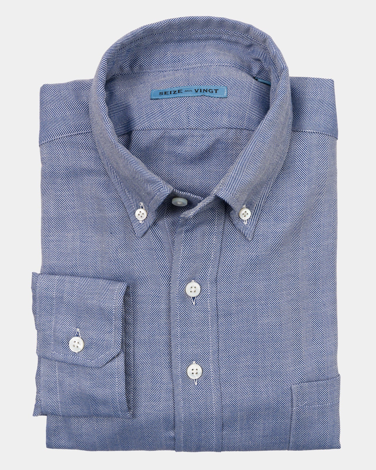 Blue Grouse Cashmere/Cotton Shirt