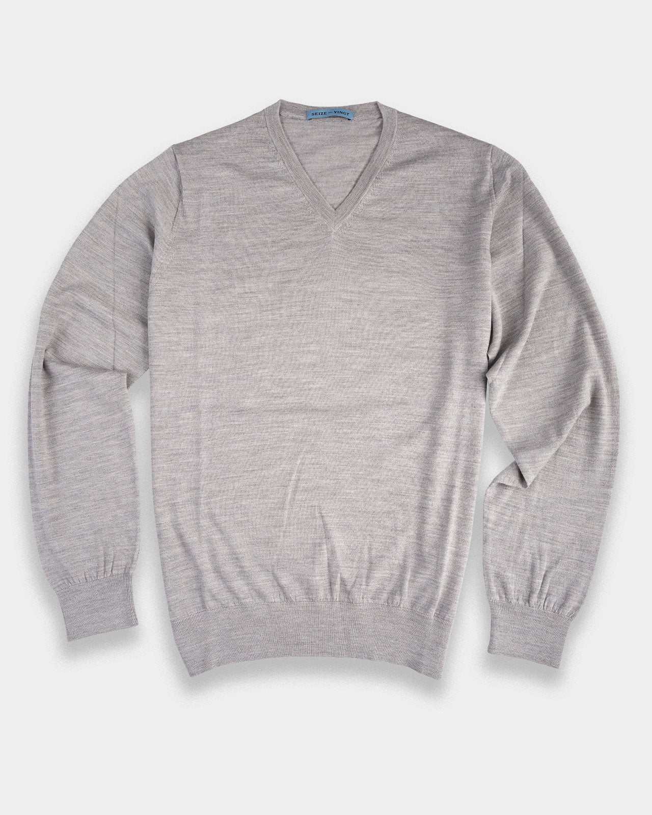 Raleigh superfine merino v-neck sweater
