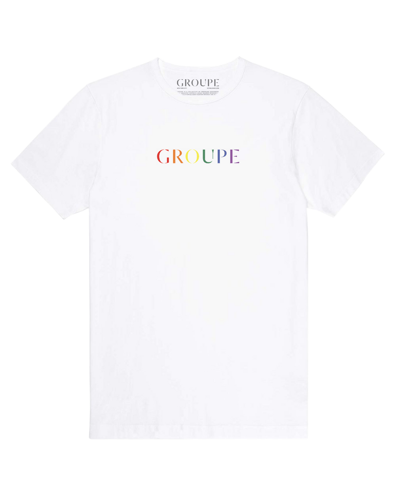Groupe Pride White Tee Shirt
