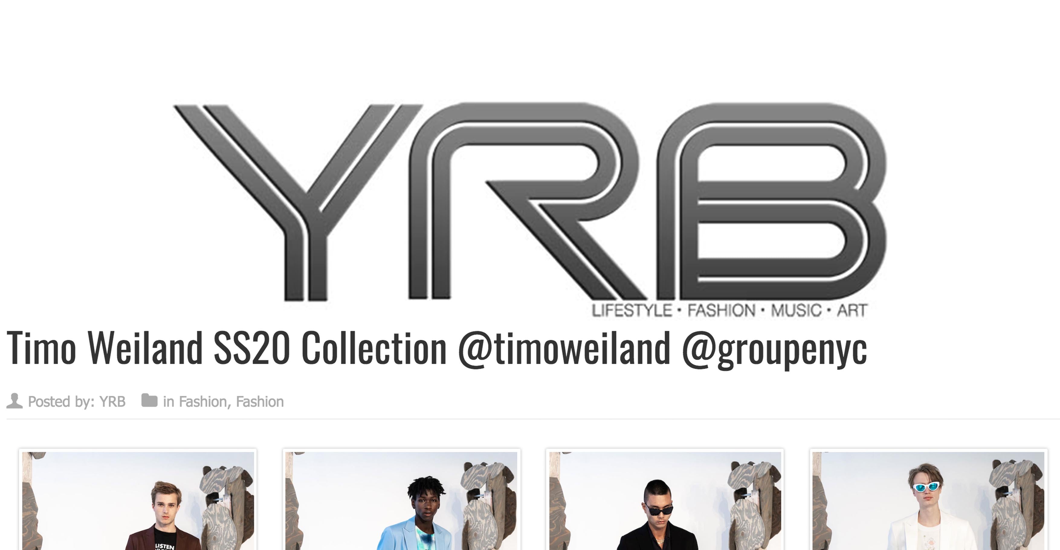 Timo Weiland SS20 - YRB Magazine