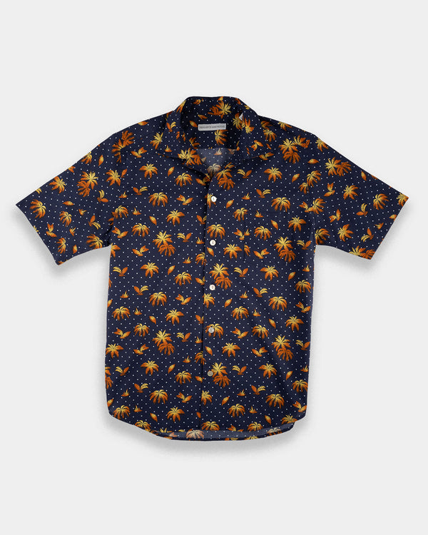 Orange Blossoms Short Sleeve Shirt