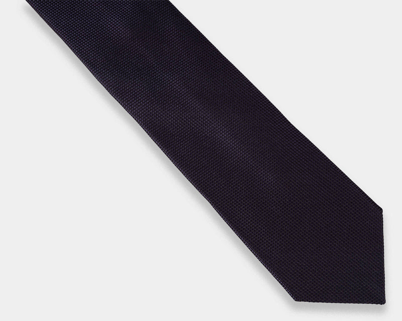 New! - Navy Texture Tie