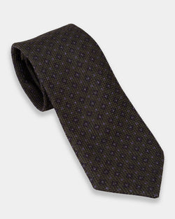 New! - Green with subtle blue/blue medallion Tie