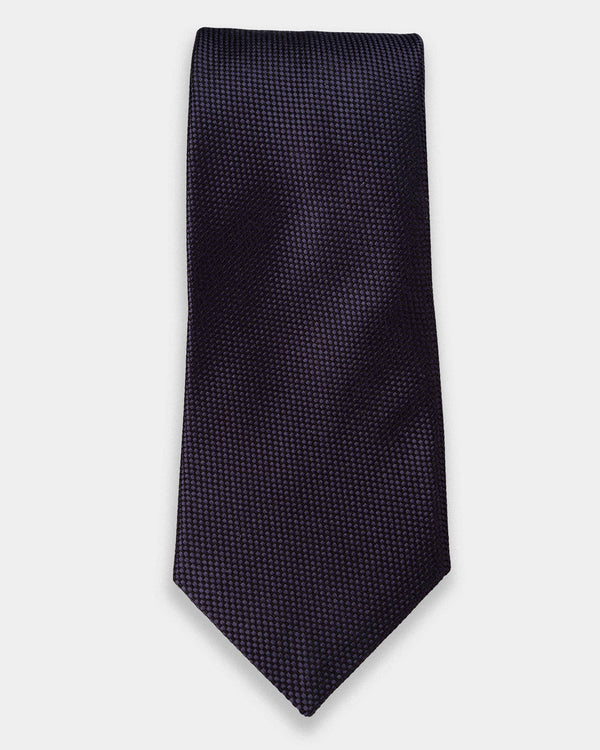 New! - Navy Texture Tie