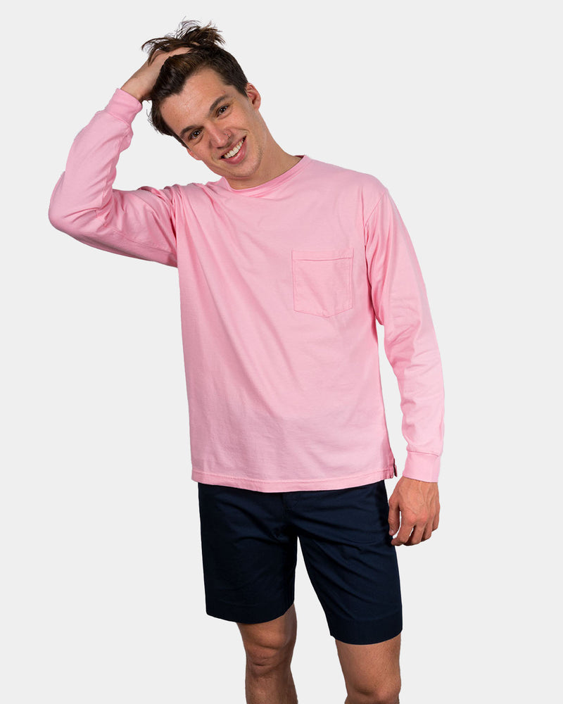 Almond Blossom Pink Long Sleeve T-shirt(Sale Sizes S &amp; XL Only)