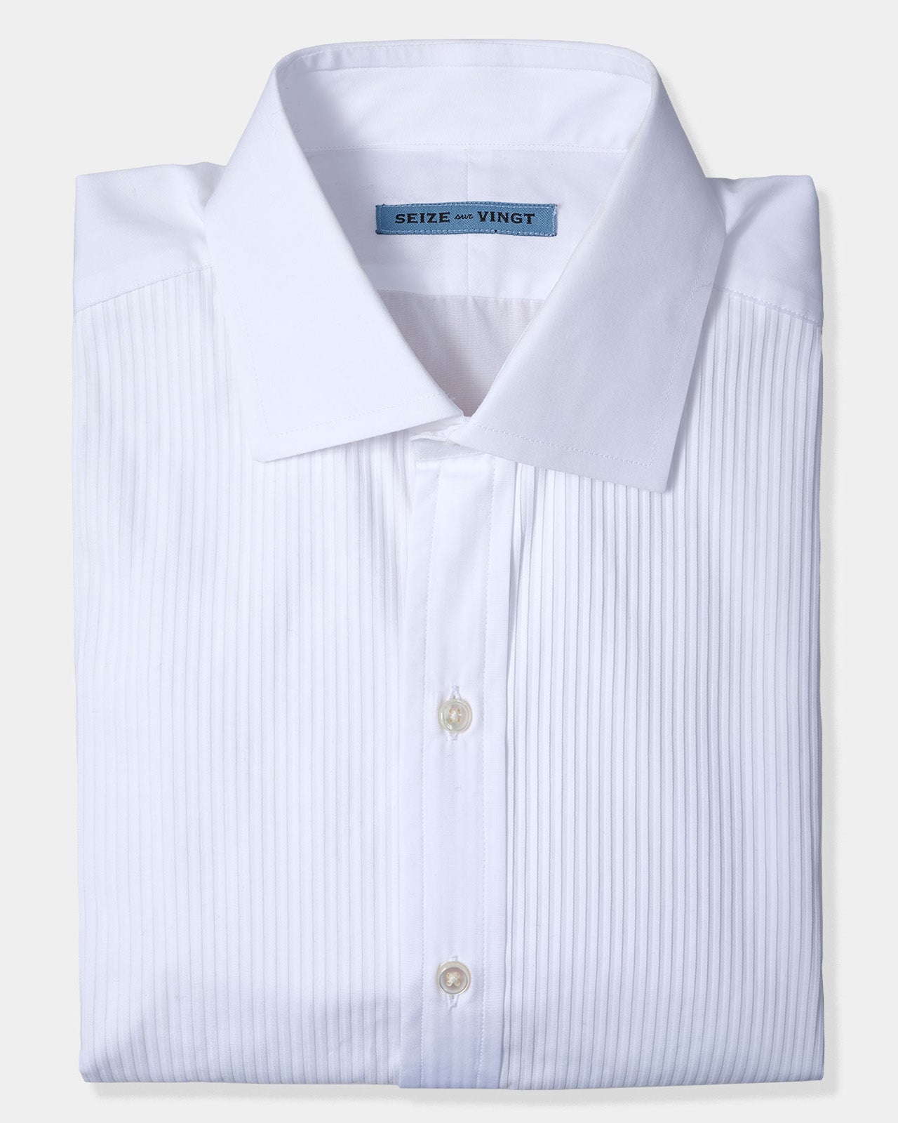 Tuxedo Shirt Plisse Front