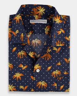 Orange Blossoms Short Sleeve Shirt