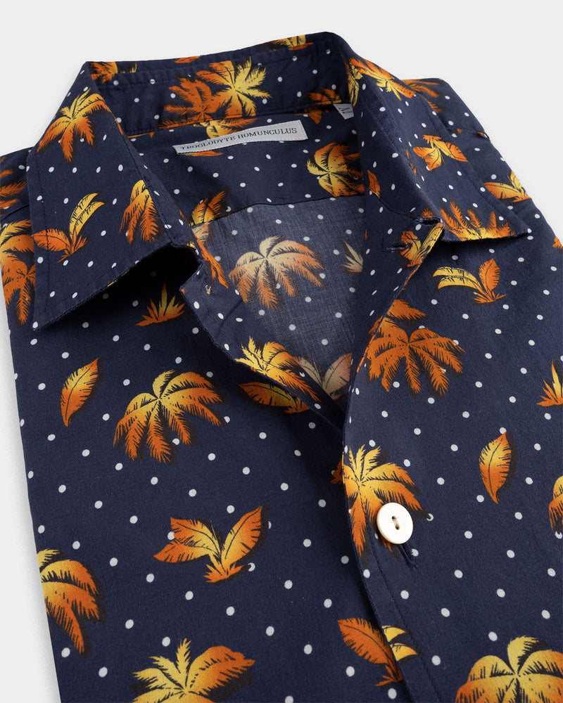 Orange Blossoms Short Sleeve Shirt