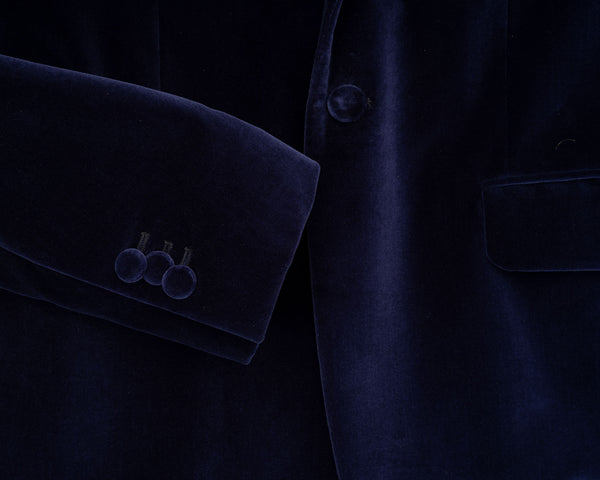 Blue Velvet Jacket (Sale Size US40/EU50 Only)