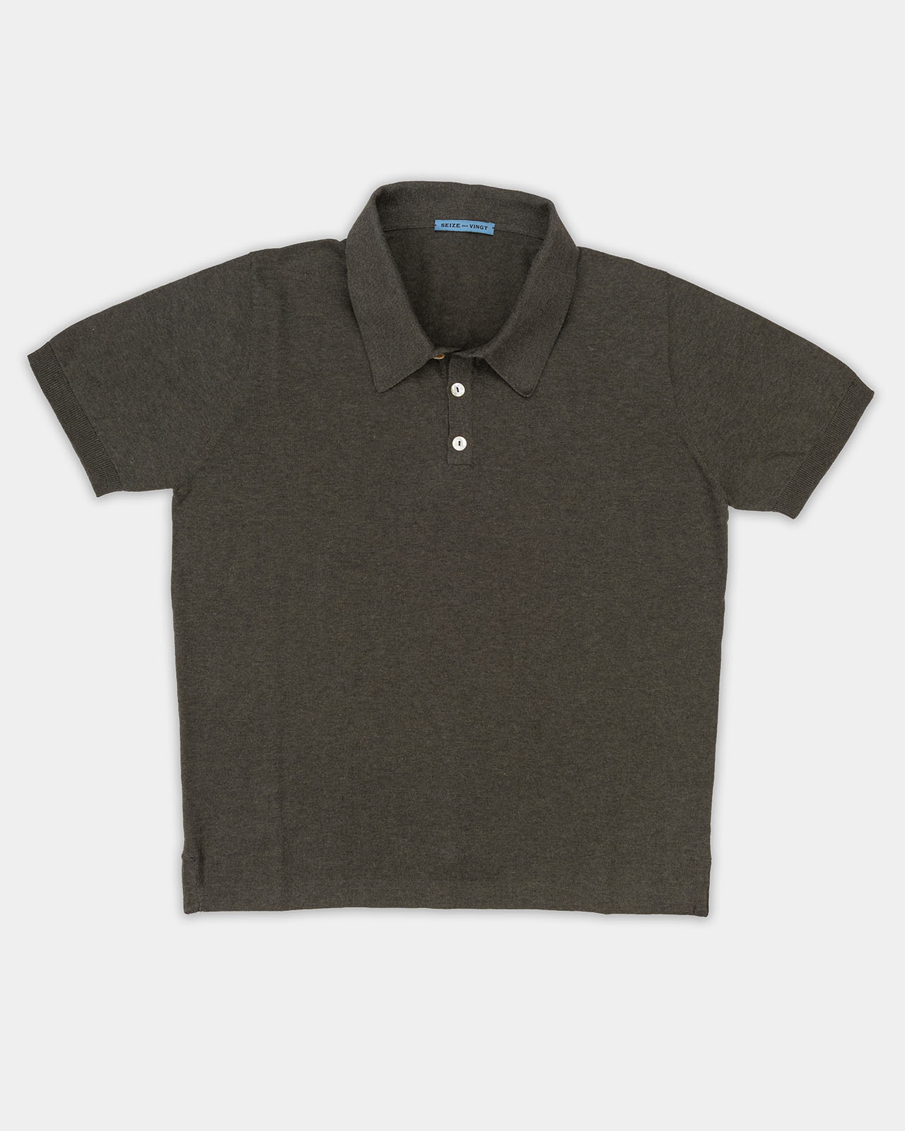 Olive Melange Polo