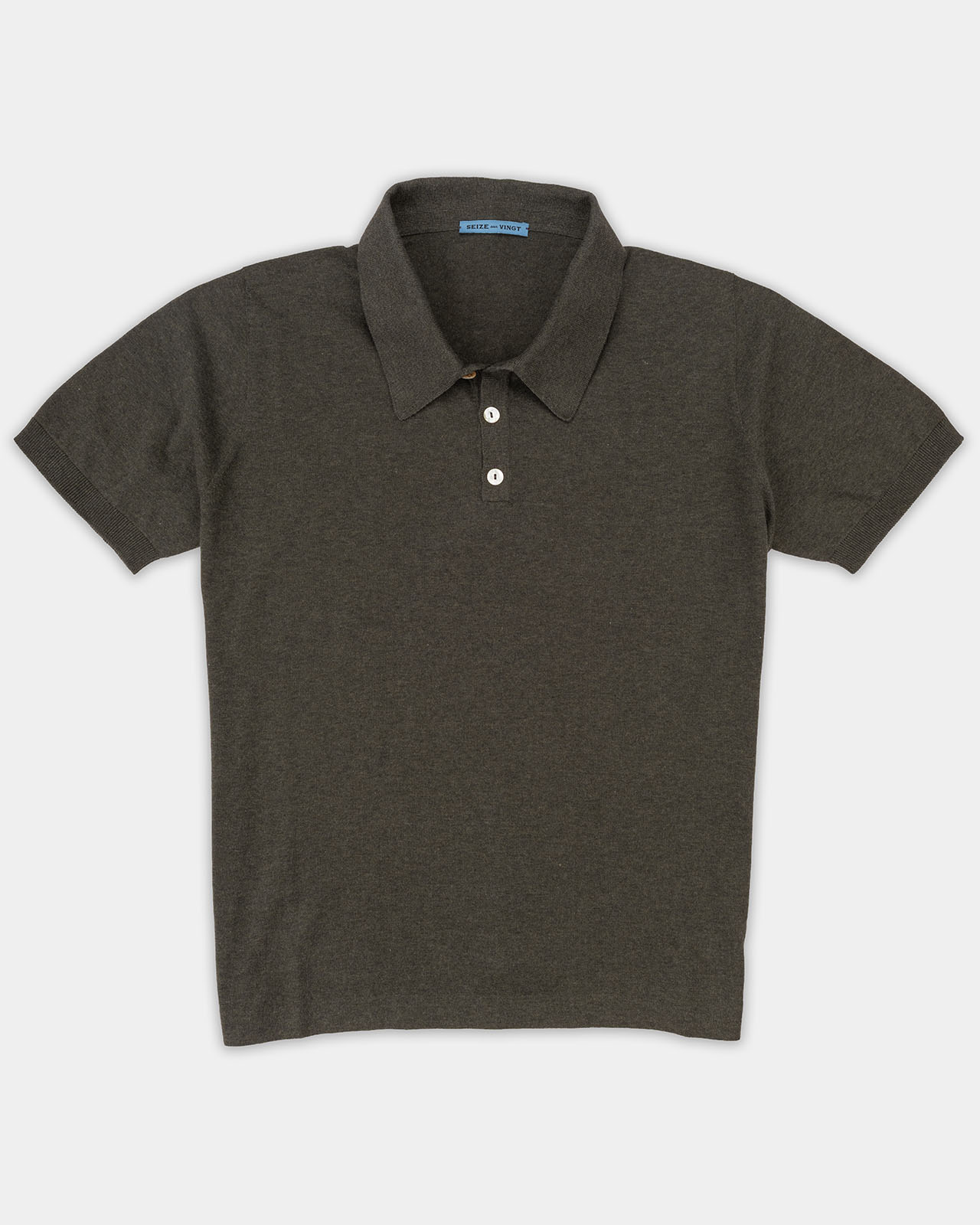 Olive Melange Polo