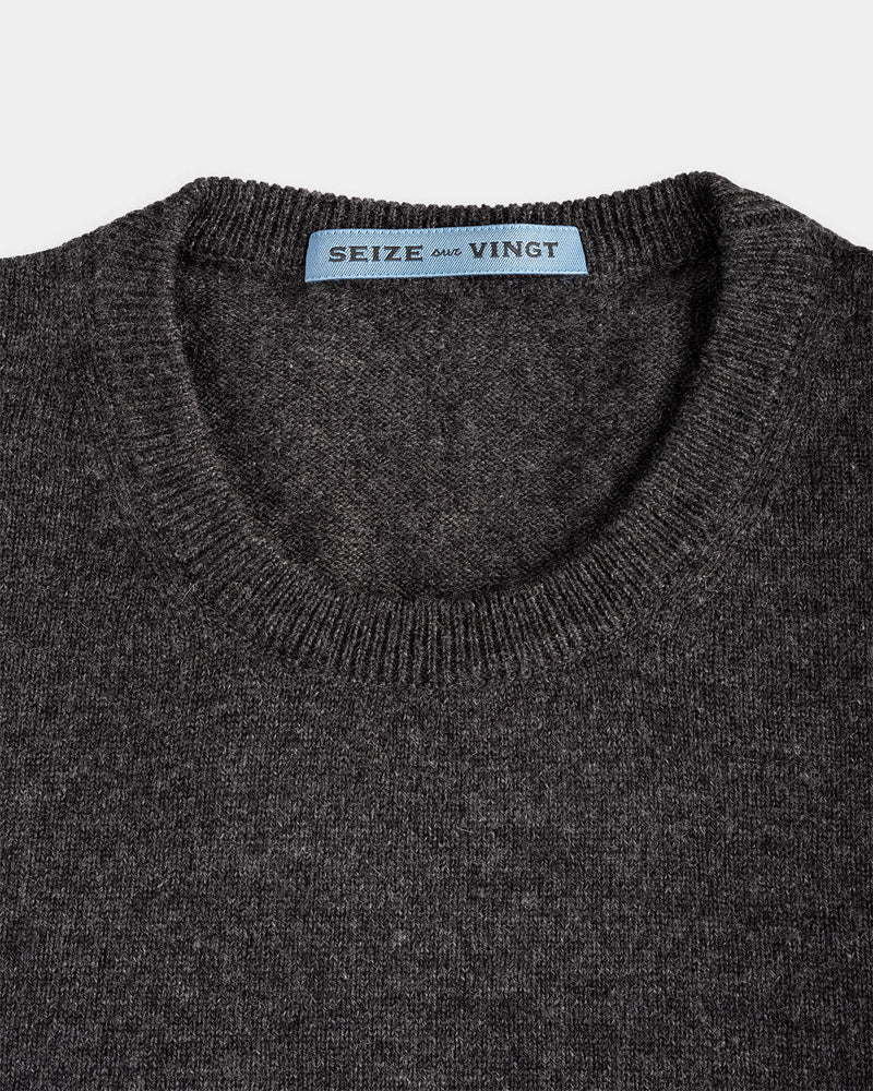 Storm Crew Neck Cashmere Sweater (Sale Size L Only)