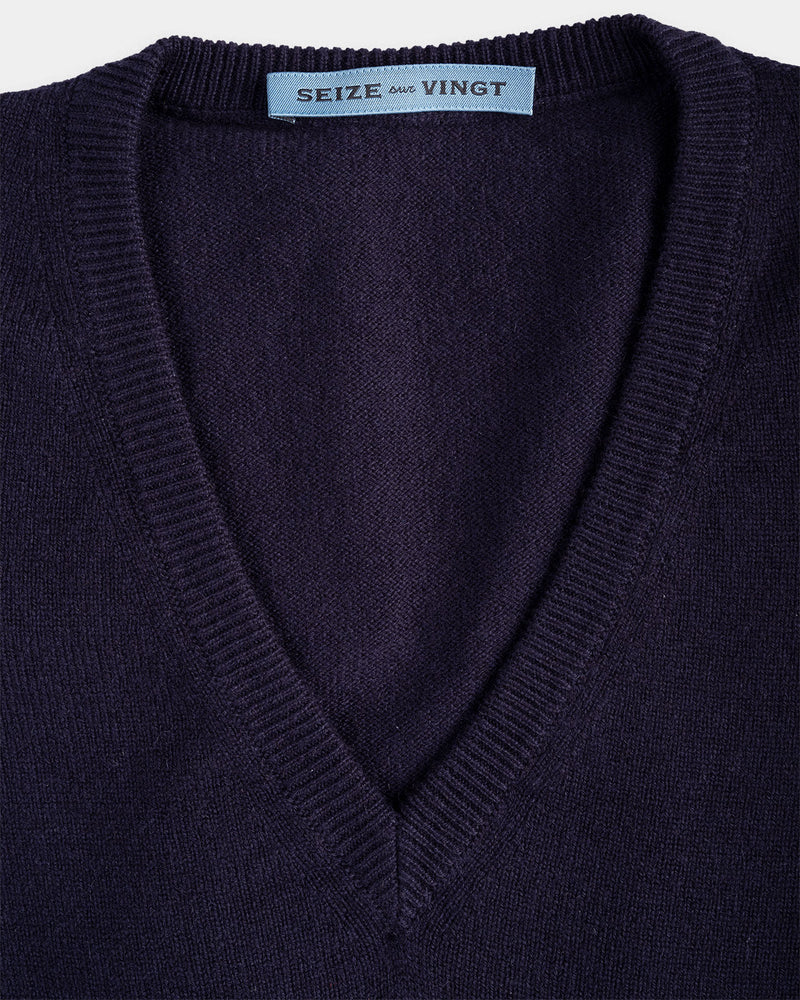 Middlebury V- Neck Cashmere Sweater