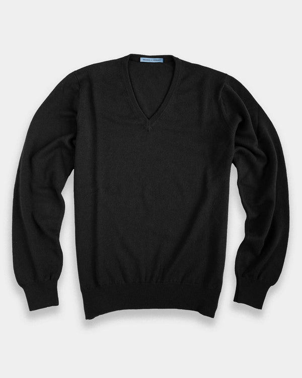 Raven V- Neck Cashmere Sweater