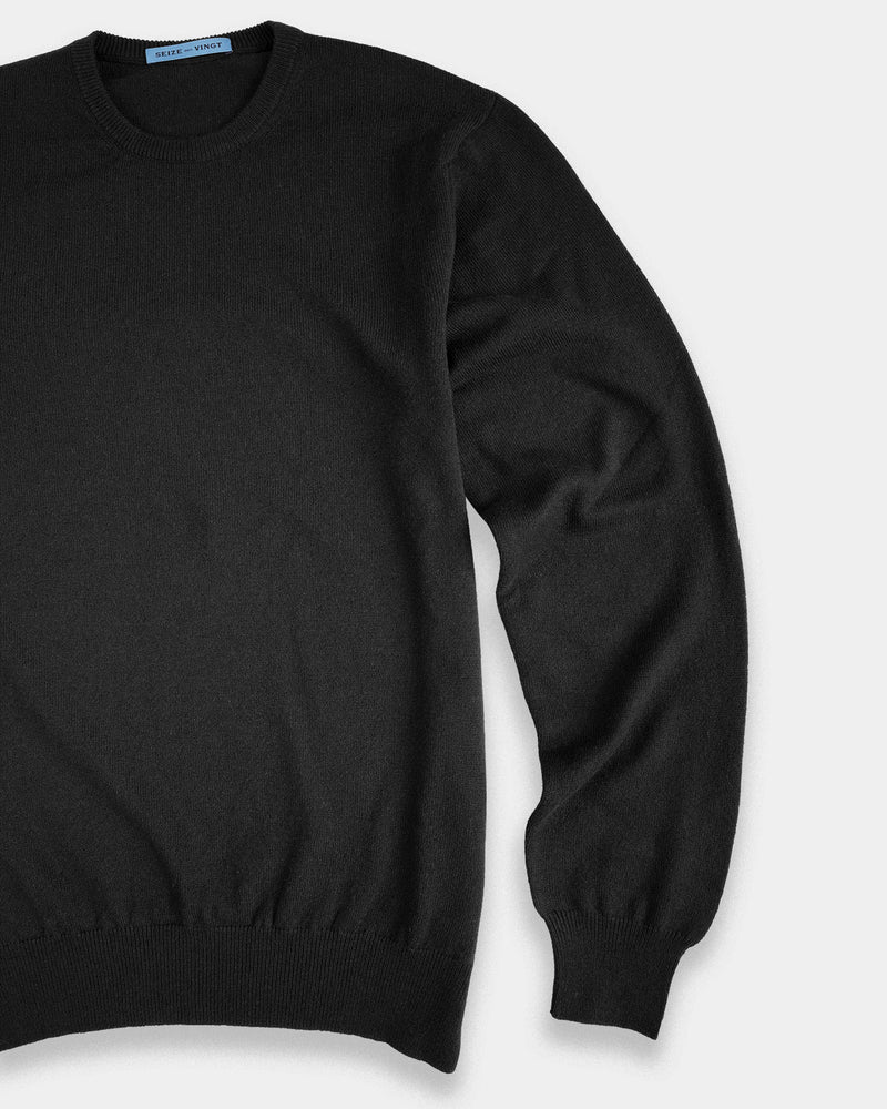 Raven Crew Neck Cashmere Sweater