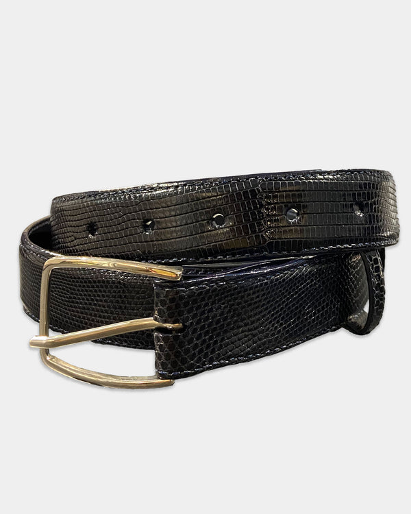 Navy Lizard Belt Strap