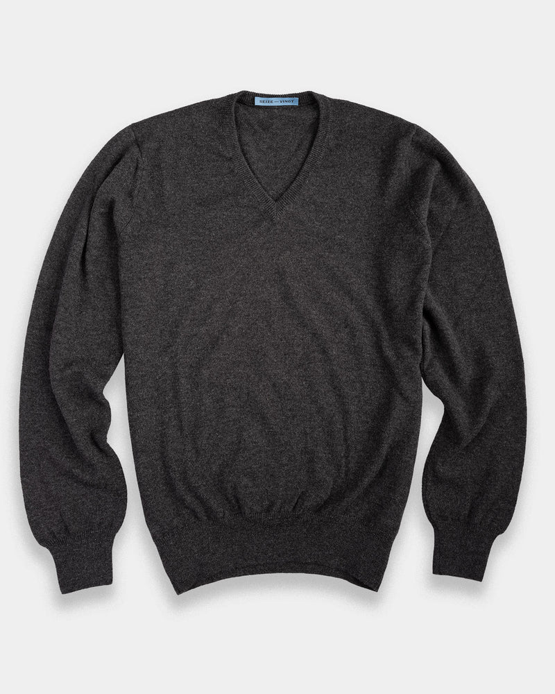 Storm V- Neck Cashmere Sweater
