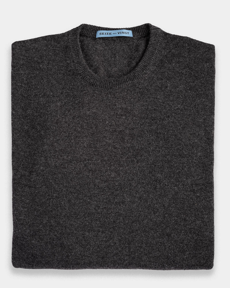 Storm Crew Neck Cashmere Sweater (Sale Size L Only)