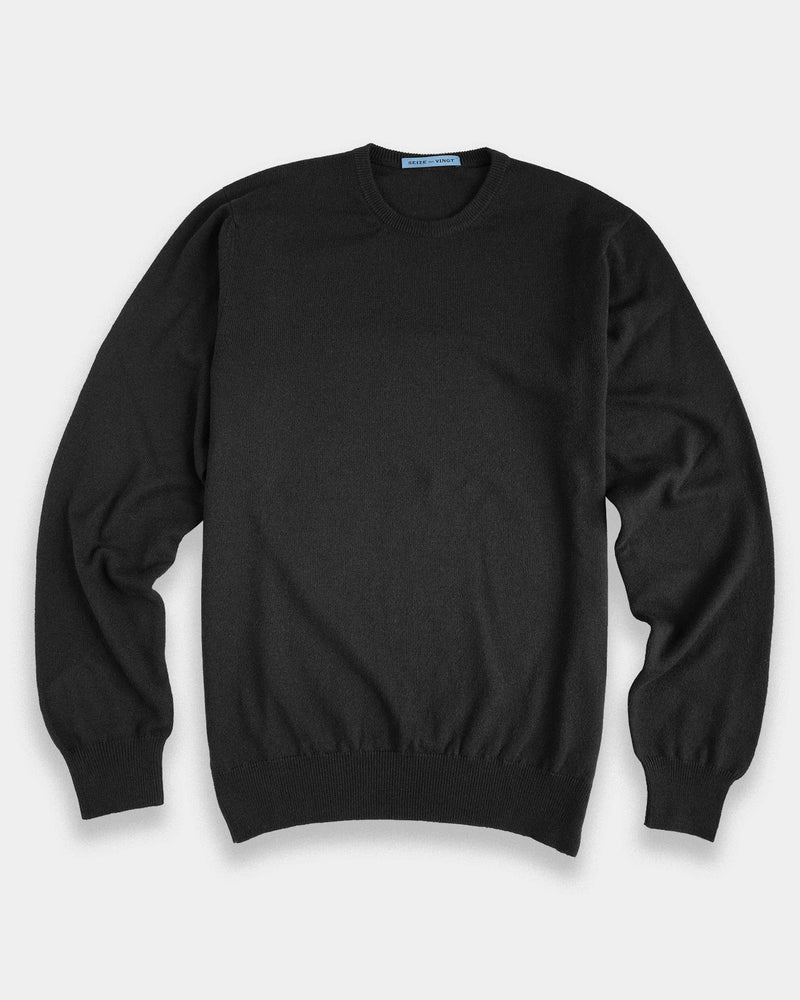 Raven Crew Neck Cashmere Sweater