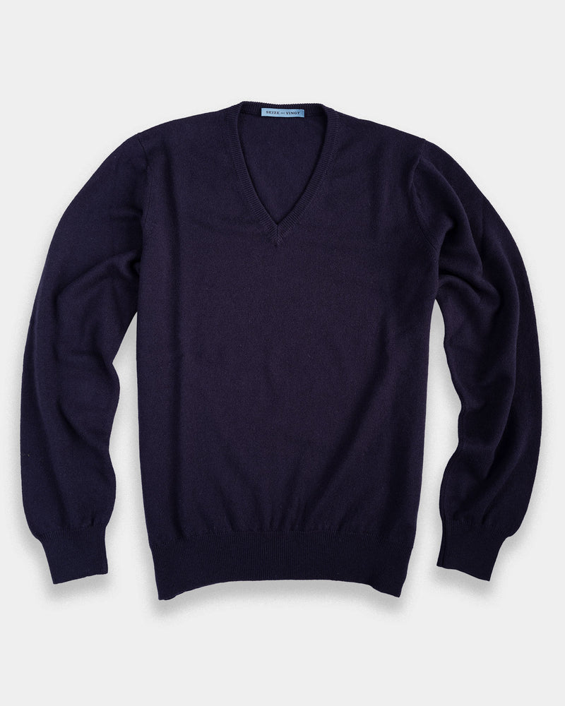 Middlebury V- Neck Cashmere Sweater