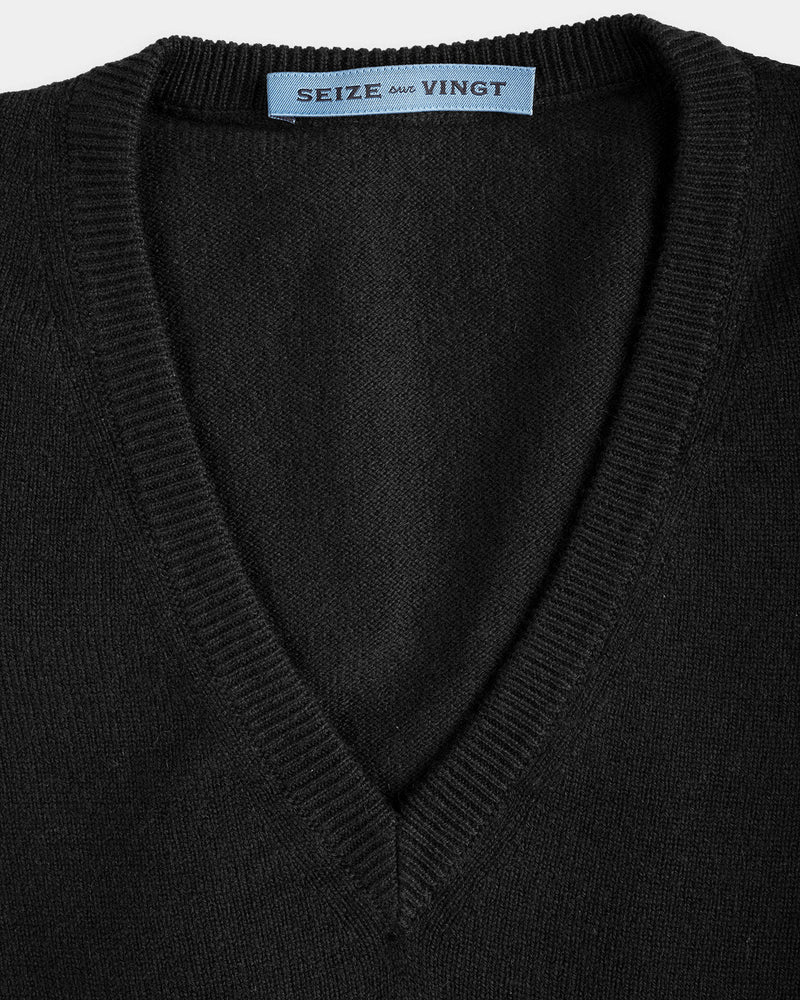 Raven V- Neck Cashmere Sweater