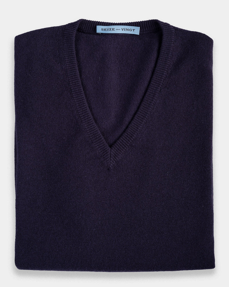 Middlebury V- Neck Cashmere Sweater