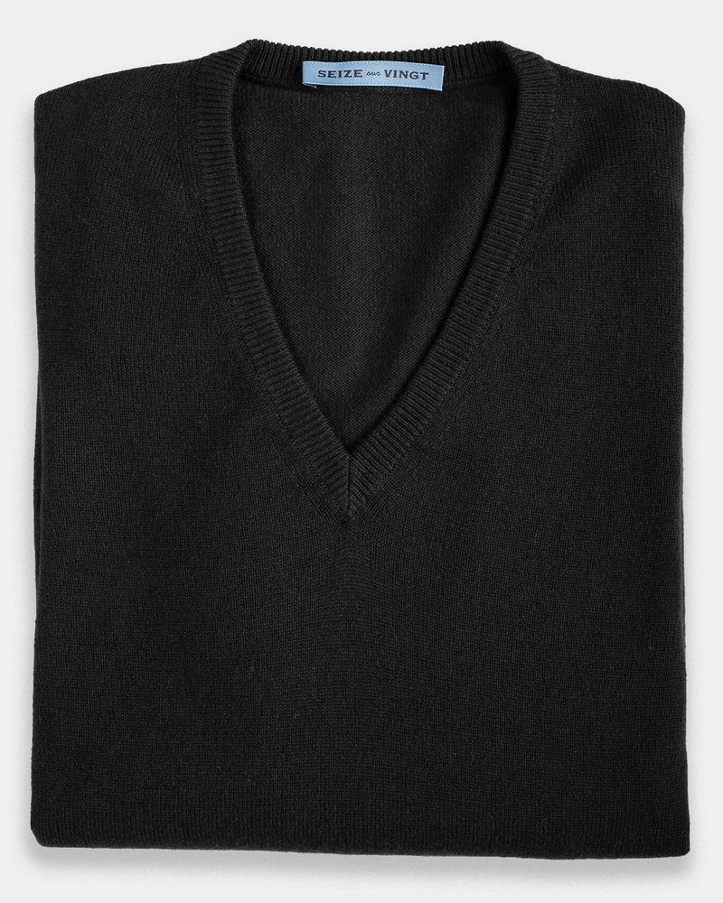 Raven V- Neck Cashmere Sweater