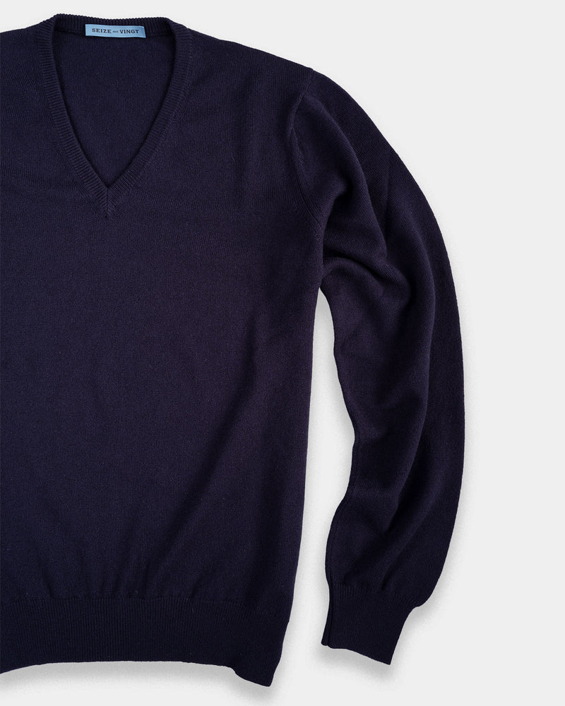 Middlebury V- Neck Cashmere Sweater