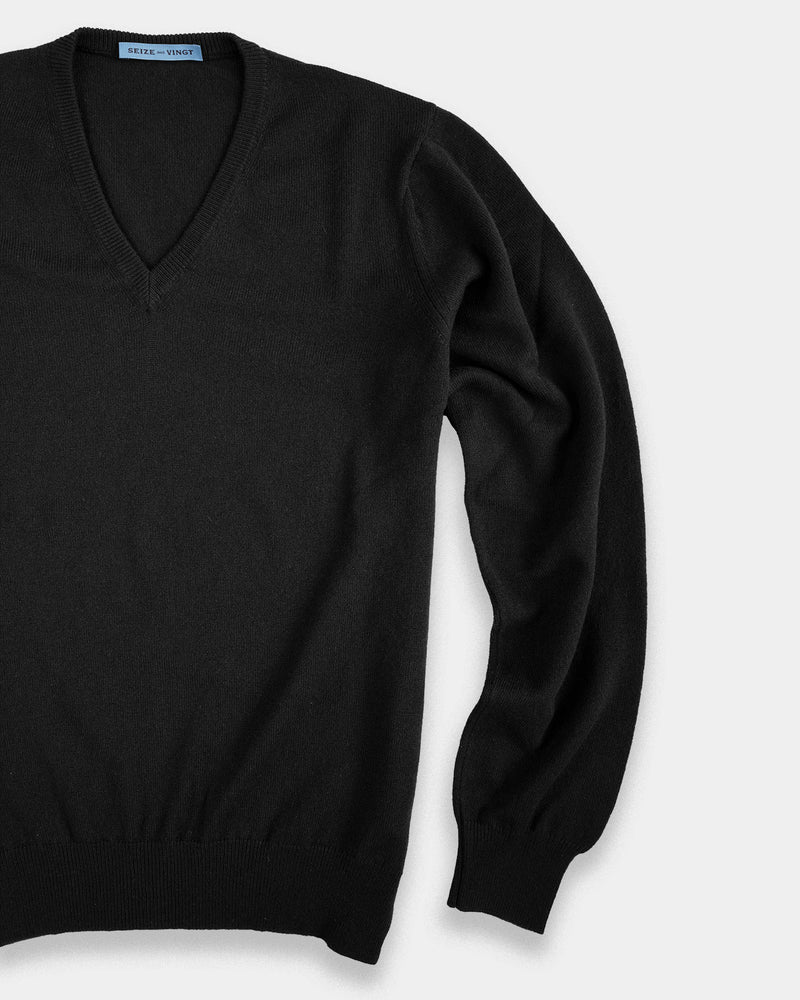 Raven V- Neck Cashmere Sweater